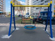 На фото Качели «Гнездо» PS 3003 - 4 из раздела Качели гнездо сайта производителя в Санкт-Петербурге - Dgorodki.ru