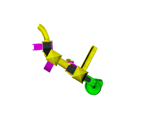 На фото Игровой комплекс PS-1247 из раздела Пластиковые детские площадки сайта производителя в Санкт-Петербурге - Dgorodki.ru
