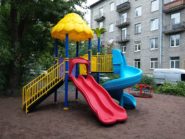 На фото Детский игровой комплекс ИК-0006 - 1 из раздела Портфолио сайта производителя в Санкт-Петербурге - Dgorodki.ru