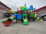 На фото Игровой комплекс PS-164 - 9 из раздела Пластиковые детские площадки сайта производителя в Санкт-Петербурге - Dgorodki.ru