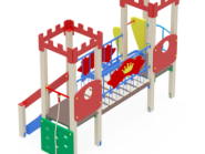 На фото ПДИ 1.14 - 2 из раздела Игровые комплексы 2-7 лет сайта производителя в Санкт-Петербурге - Dgorodki.ru