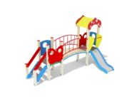 На фото ПДИ 1.17 - 1 из раздела Игровые комплексы 2-7 лет сайта производителя в Санкт-Петербурге - Dgorodki.ru