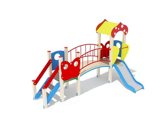 На фото ПДИ 1.17 из раздела Игровые комплексы 2-7 лет сайта производителя в Санкт-Петербурге - Dgorodki.ru