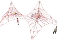 На фото Игровая сетка «Домбай 2» - 1 из раздела Игровые сетки Вершина сайта производителя в Санкт-Петербурге - Dgorodki.ru