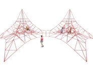 На фото Игровая сетка «Домбай 2» - 2 из раздела Игровые сетки Вершина сайта производителя в Санкт-Петербурге - Dgorodki.ru