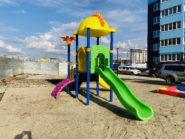 На фото Игровой комплекс PS-1206 - 4 из раздела Пластиковые детские площадки сайта производителя в Санкт-Петербурге - Dgorodki.ru