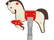 На фото ИО 7.132 Качалка на пружине Конь - 1 из раздела Качалки на пружине сайта производителя в Санкт-Петербурге - Dgorodki.ru