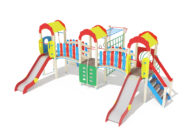 На фото Игровой комплекс ПДИ 2.19 - 2 из раздела Игровые комплексы 3-12 лет сайта производителя в Санкт-Петербурге - Dgorodki.ru