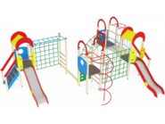 На фото Игровой комплекс ПДИ 2.26 - 1 из раздела Игровые комплексы 3-12 лет сайта производителя в Санкт-Петербурге - Dgorodki.ru