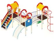 На фото Игровой комплекс ПДИ 2.21 - 2 из раздела Игровые комплексы 3-12 лет сайта производителя в Санкт-Петербурге - Dgorodki.ru