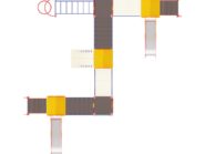 На фото Игровой комплекс ПДИ 2.32 - 2 из раздела Игровые комплексы 3-12 лет сайта производителя в Санкт-Петербурге - Dgorodki.ru