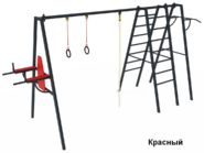 На фото СК 6.316 Спортивный комплекс - 2 из раздела Спортивное оборудование сайта производителя в Санкт-Петербурге - Dgorodki.ru