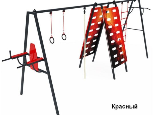 На фото СК 6.318 Спортивный комплекс из раздела Спортивное оборудование сайта производителя в Санкт-Петербурге - Dgorodki.ru