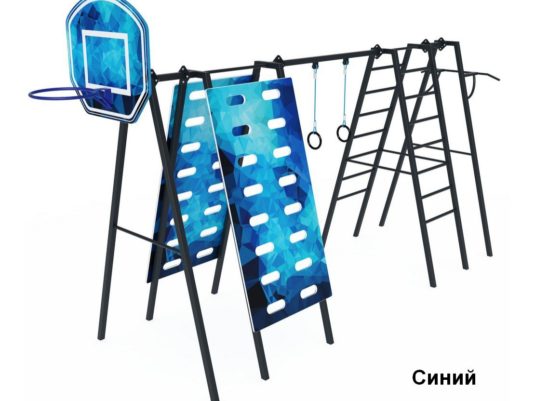 На фото СК 6.323 Спортивный комплекс из раздела Спортивное оборудование сайта производителя в Санкт-Петербурге - Dgorodki.ru
