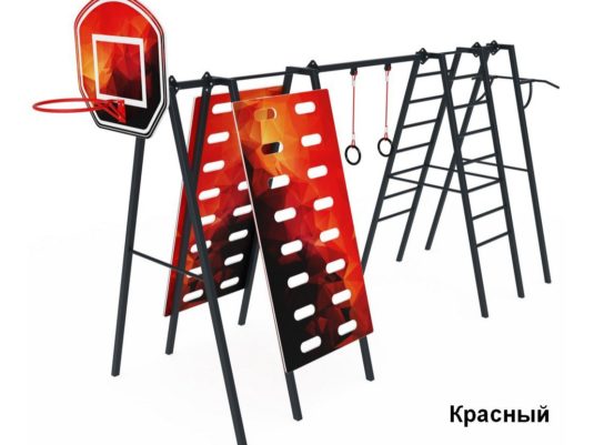 На фото СК 6.323 Спортивный комплекс из раздела Спортивное оборудование сайта производителя в Санкт-Петербурге - Dgorodki.ru