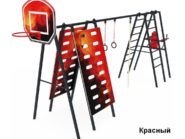 На фото СК 6.325 Спортивный комплекс - 2 из раздела Спортивное оборудование сайта производителя в Санкт-Петербурге - Dgorodki.ru
