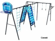 На фото СК 6.326 Спортивный комплекс - 1 из раздела Спортивное оборудование сайта производителя в Санкт-Петербурге - Dgorodki.ru