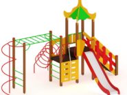 На фото Игровой комплекс ПДИ 2.74 - 2 из раздела Игровые комплексы 3-12 лет сайта производителя в Санкт-Петербурге - Dgorodki.ru