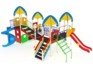На фото ПДИ 2.55 Космос - 2 из раздела Игровые комплексы 3-12 лет сайта производителя в Санкт-Петербурге - Dgorodki.ru