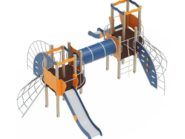 На фото Игровой комплекс ПДИ 2.81 - 2 из раздела Игровые комплексы 3-12 лет сайта производителя в Санкт-Петербурге - Dgorodki.ru