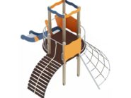 На фото Игровой комплекс ПДИ 2.82 - 1 из раздела Игровые комплексы 3-12 лет сайта производителя в Санкт-Петербурге - Dgorodki.ru